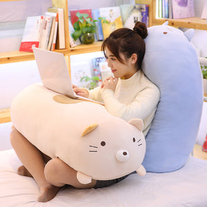 Kawaii animal plush pillow