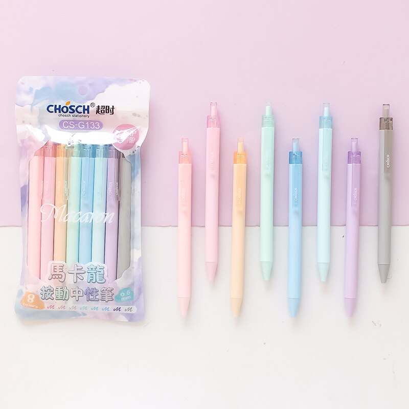 Macaron Color Ballpoint Pen:Macaron Color Ballpoint Pen