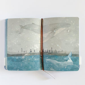 Waiting For The Wind - Beautiful illustrated hard cover notebook - Miu Stationery & Gifts