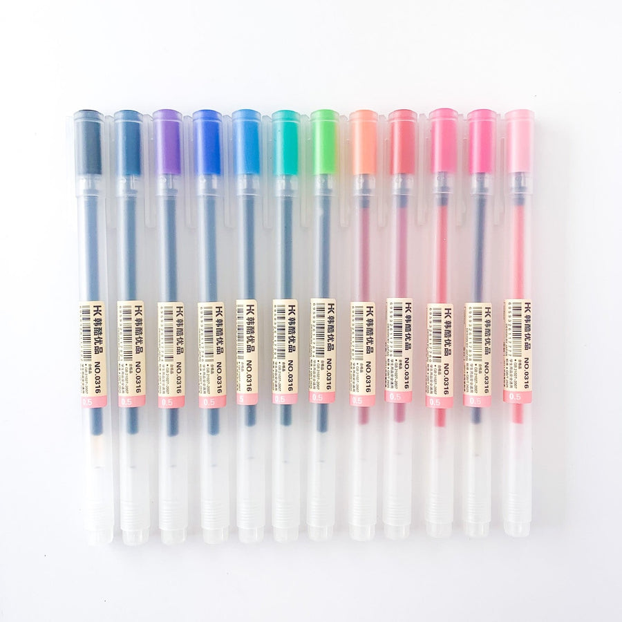 Colorful Gel Pen Set:Colorful Gel Pen Set